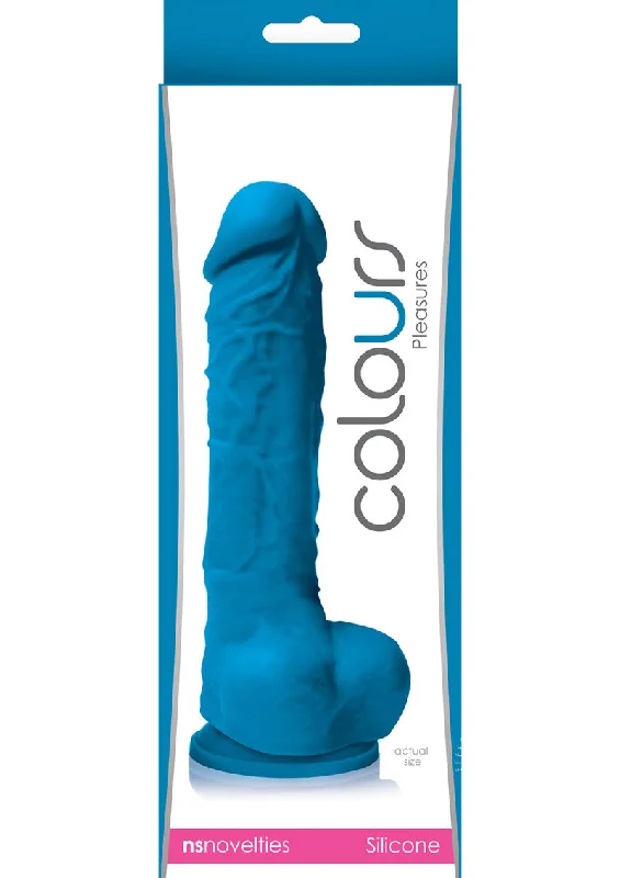 Lightweight Masturbator Tool-Colours Pleasures Dong 5 Blue