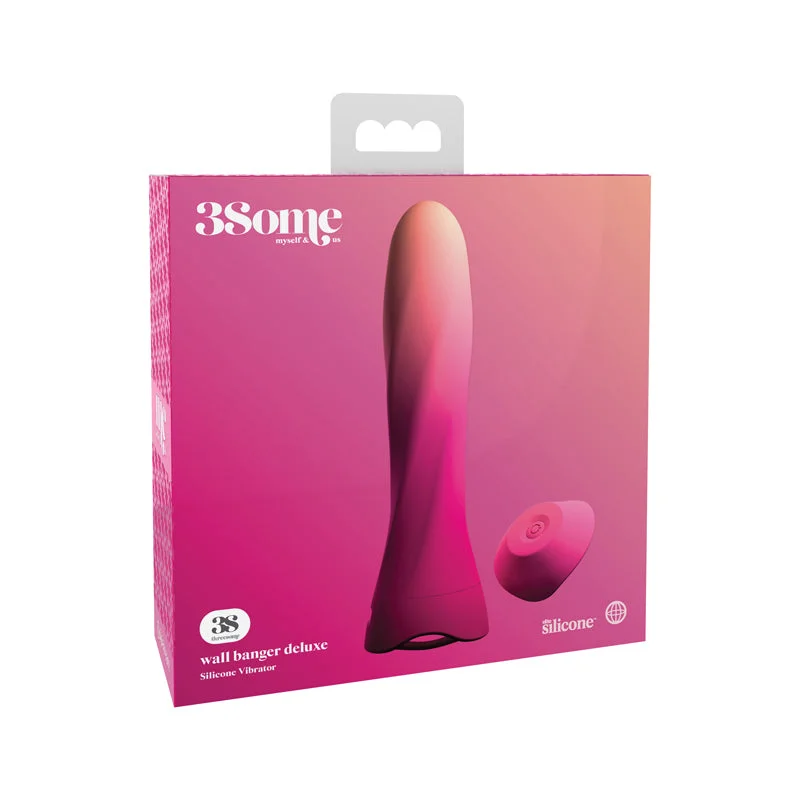 heated vibrator for deeper and more intense sensations-3Some Wall Banger Deluxe Red