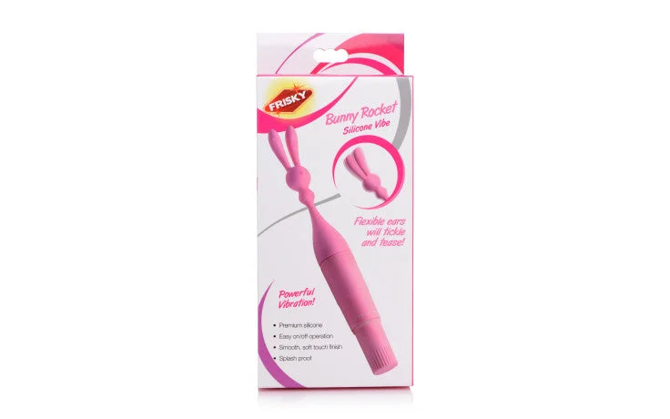 FRISKY BUNNY ROCKET SILICONE VIBRATOR