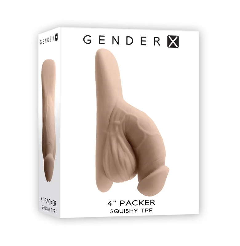 vibrating cock ring for enhanced pleasure-Gender X 4 In. Packer Light