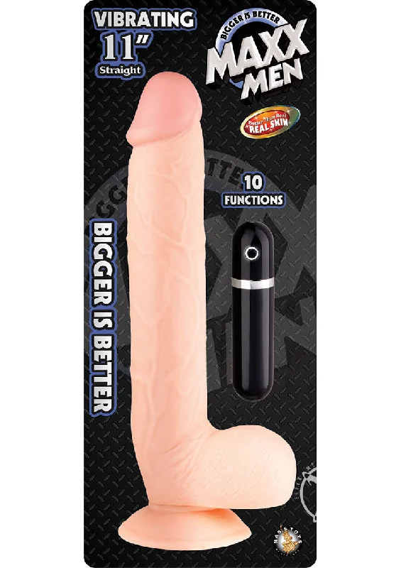 Portable Masturbator Option-Maxx Men Vibe Straight Dong 11 Flesh