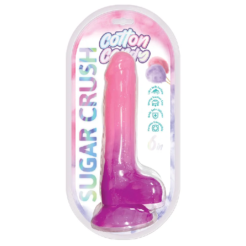 quiet vibrating anal plug for discreet pleasure-Cotton Candy Suger Crush 6 Pnk/prp