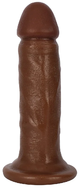 Pocket Masturbator Device-6 Inch Dong - Chocolate