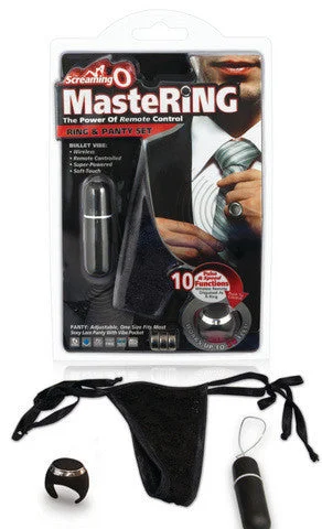 Soft-Grip Masturbator Pack-The Screaming O Mastering Ring And Panty Kit