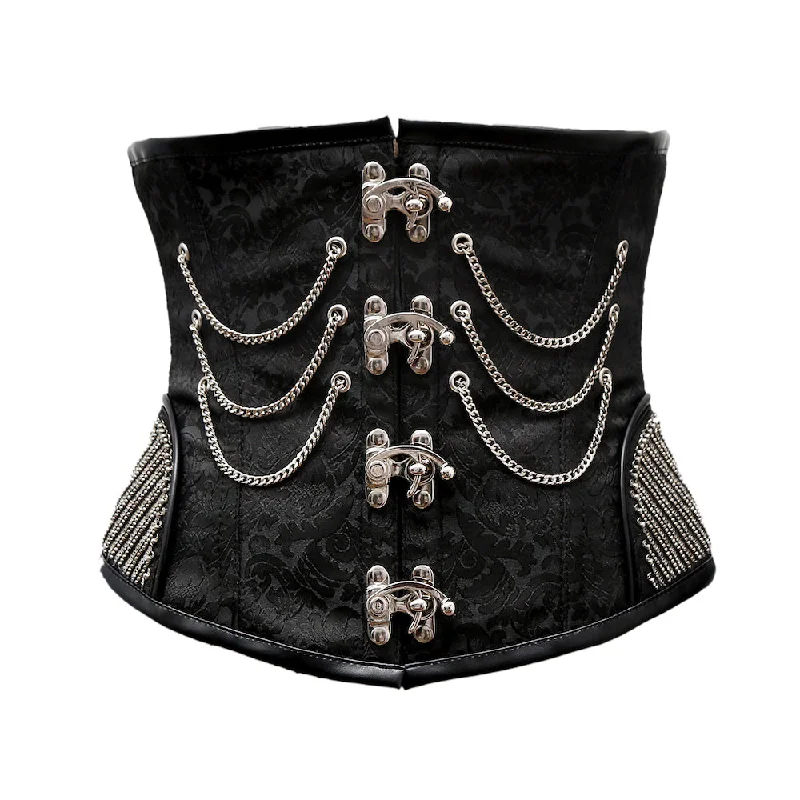 corset for gothic cascades-Kety Steampunk Embroidered Corset