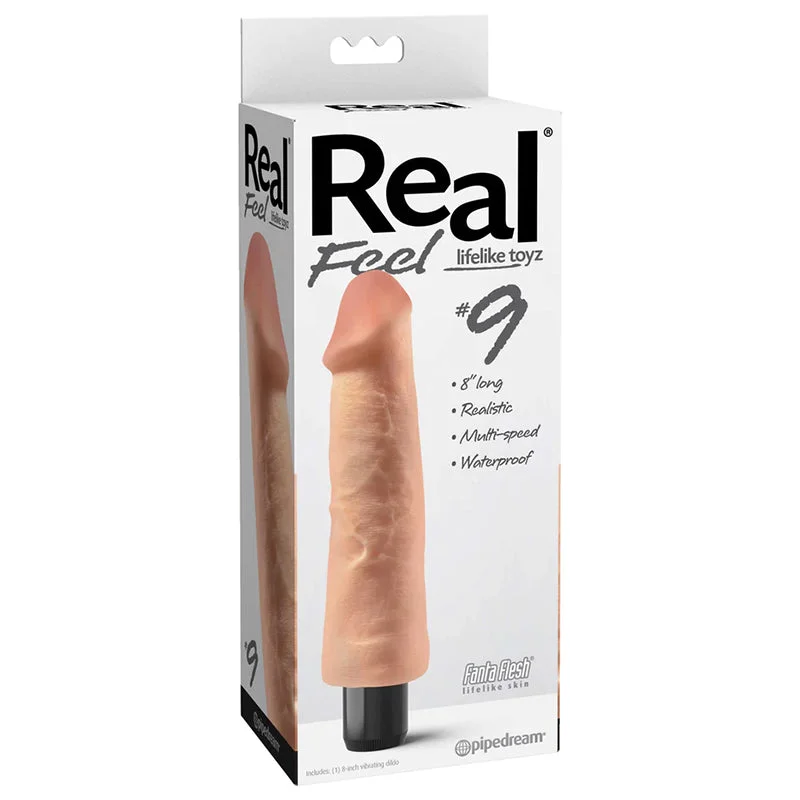 dual stimulation vibrator for maximum pleasure-Real Feel Lifelike Toyz No. 9 Flesh