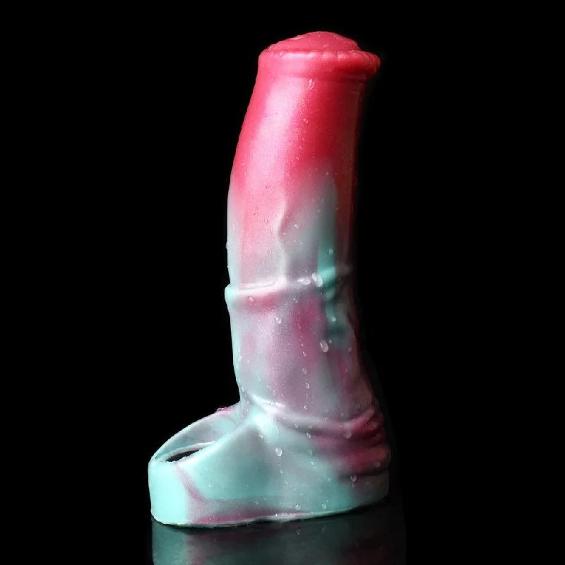 vibrating dildo for both anal and vaginal pleasure-Chiron 6.7" Horse Penis Sleeve Extender With Unique Craftsmanship - Laphwing