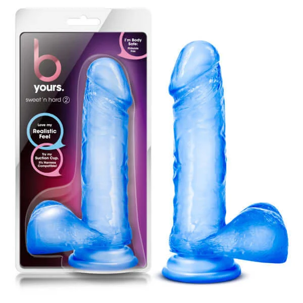 Budget Masturbator Device-Sweet N Hard 2 Blue Dong from Blush Novelties