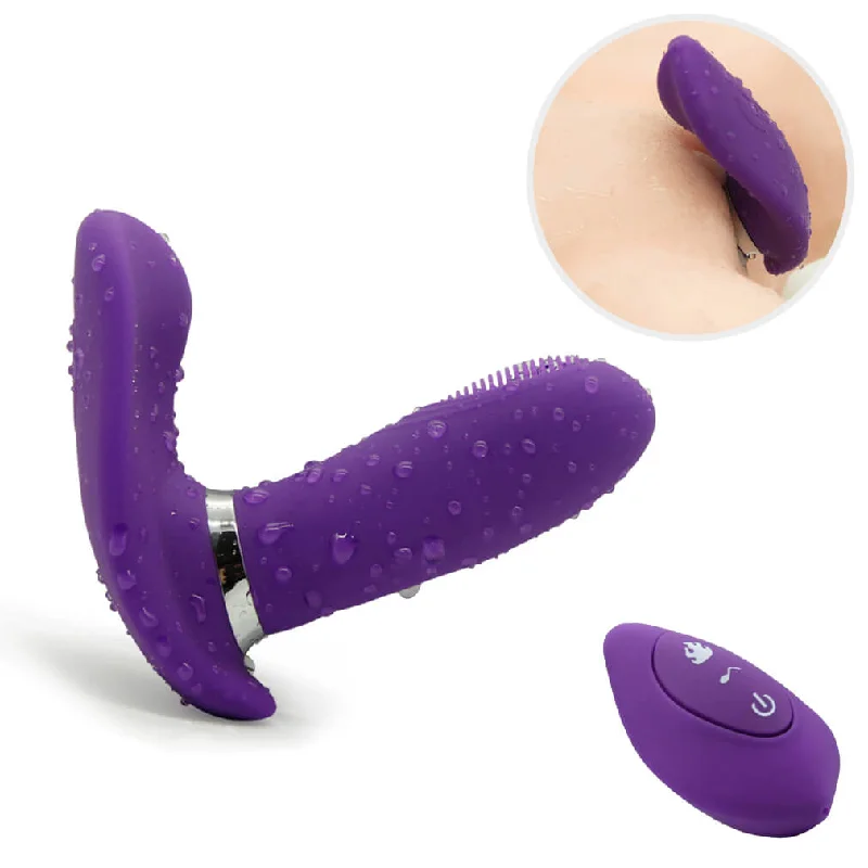 Strong Vibration Heating Dual Motors Vibrator Wearable Waterproof Toy