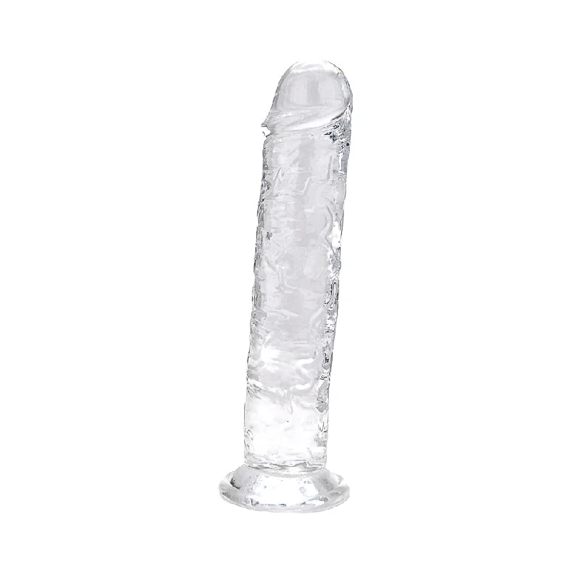 Spiked dildo-Loving Joy 7.5 Inch Suction Cup Dildo Clear