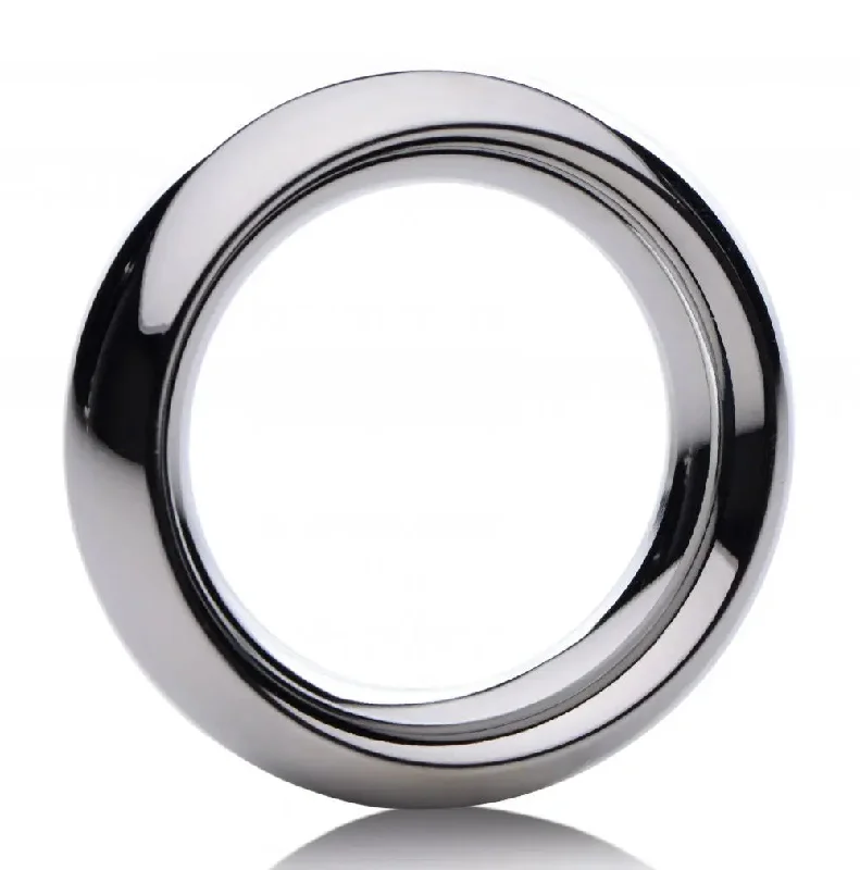 Stainless Steel Cock Ring - 1.5 Inches Erection Enhancing Sex Toy for Men