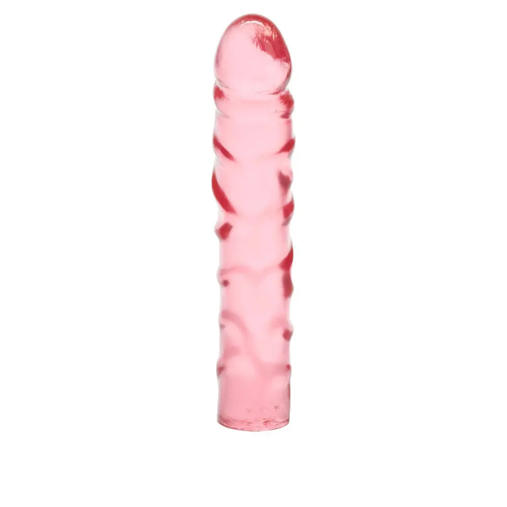 Lever-operated dildo-7.5-inch Colt Jelly Bendable Pink Penis Dildo with Vein Details