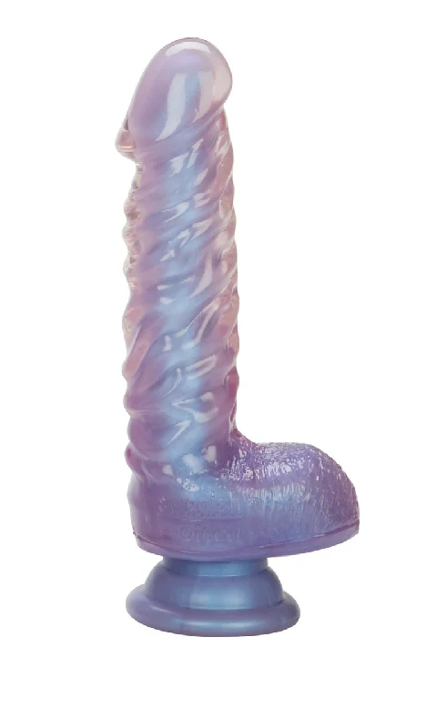 Realistic Masturbator Grip-Crystal Cote 7 Inches Dong - Purple