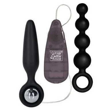 Pocket Masturbator Option-Booty Call Booty Vibro Kits  - Black