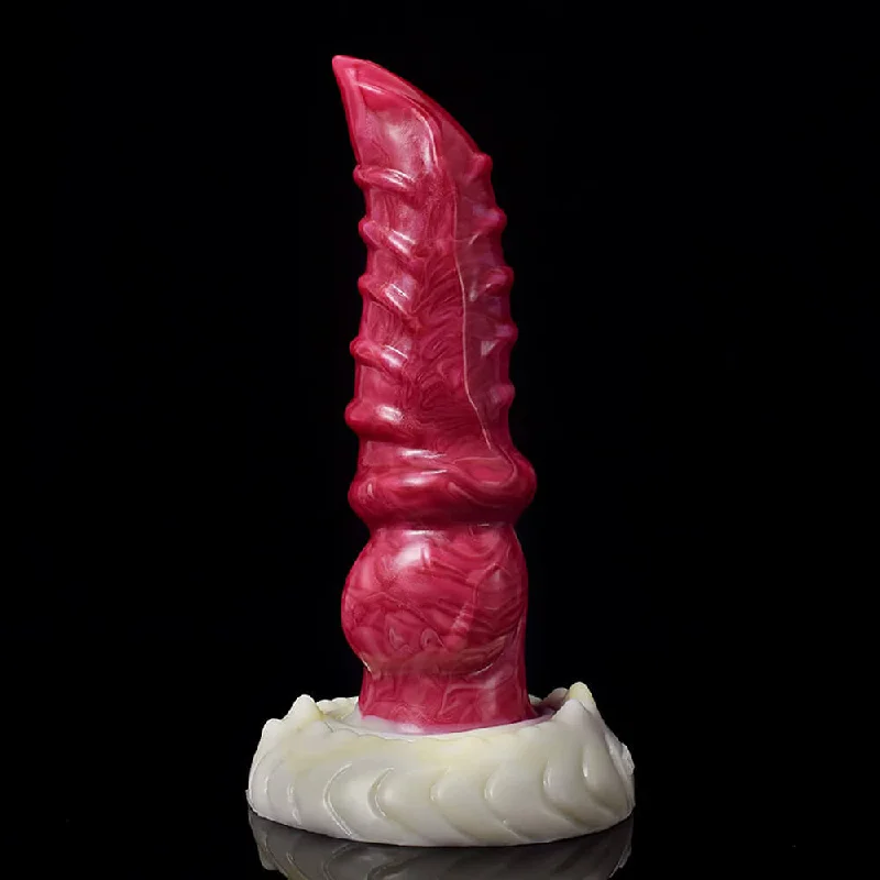 Woven dildo-Realistic Pink Dragon Dildo 7.28 inches Silicone Tentacle Adult Toy