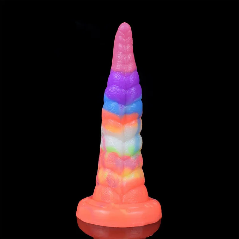 Trembling dildo-Tentacle Luminous Dildo 7.28 Inch Octopus Monster Dildo