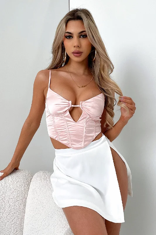 corset for body cascades-Amore Bustier - Baby pink