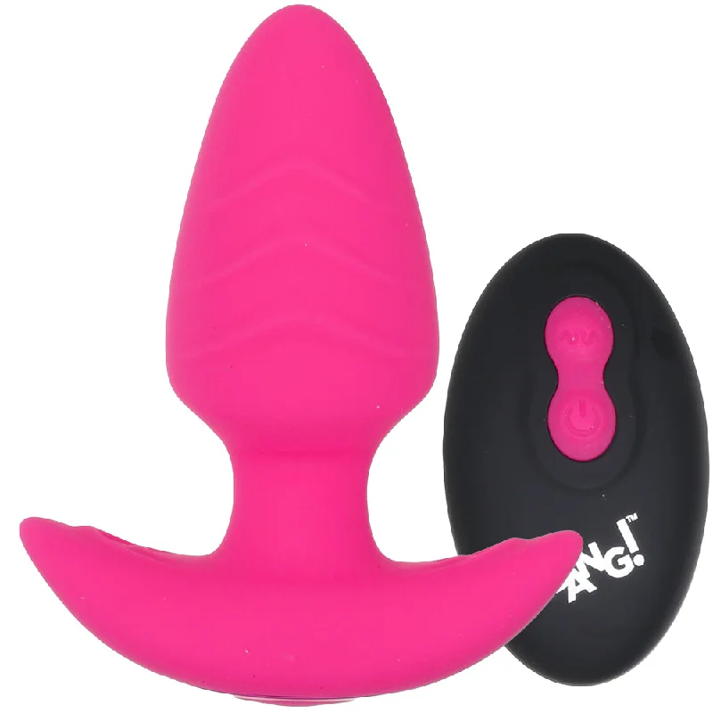 Portable Masturbator Tool-Bang! Rotating & Vibrating Butt Plug in Pink