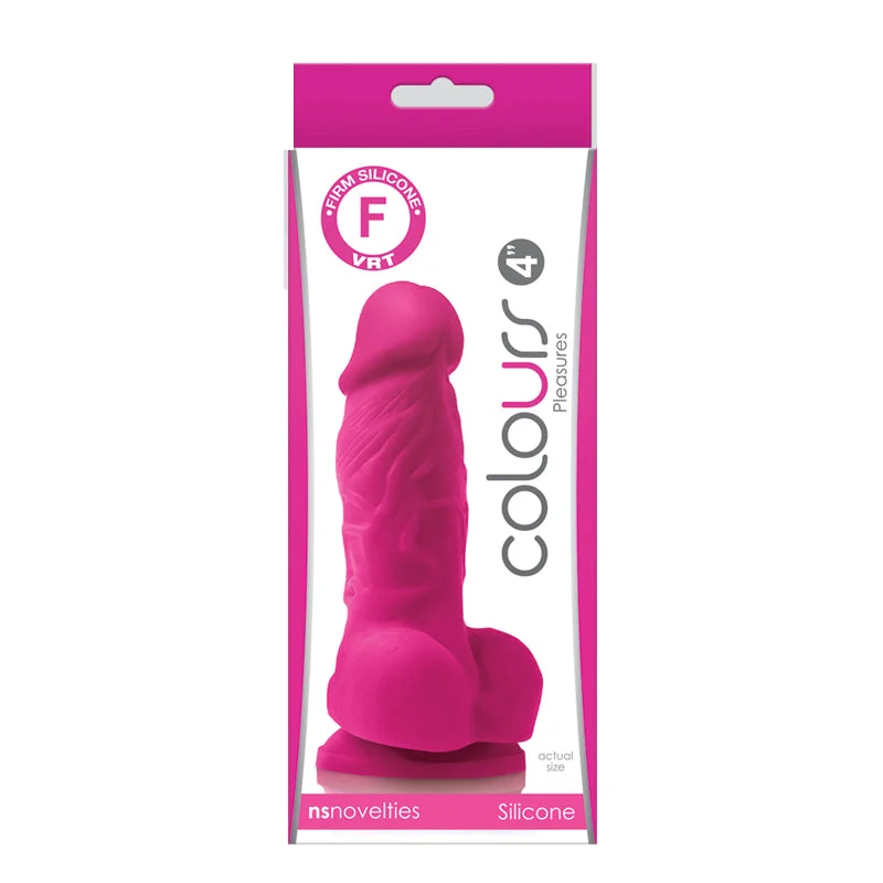 beginner-friendly anal toy for men-Colours Pleasures 4in Pink