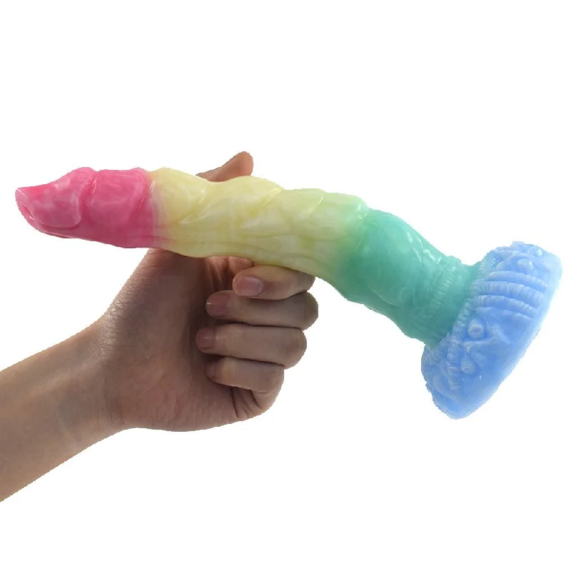 Moisture-proof dildo-20cm Long Animal Penis with Suction Cup