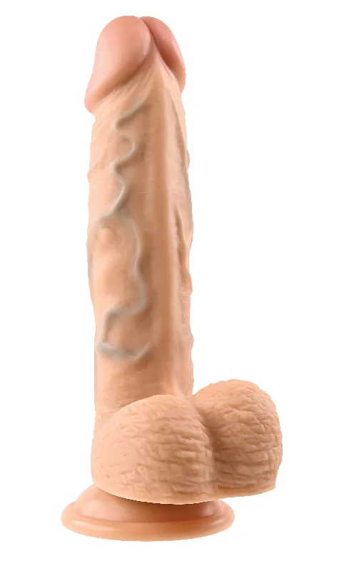 Long-Lasting Masturbator Feel-Realistic Dong - 8 Inches - Light