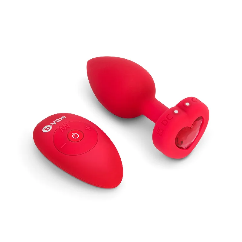 Pocket Masturbator Pack-B-Vibe Vibrating Heart Plug