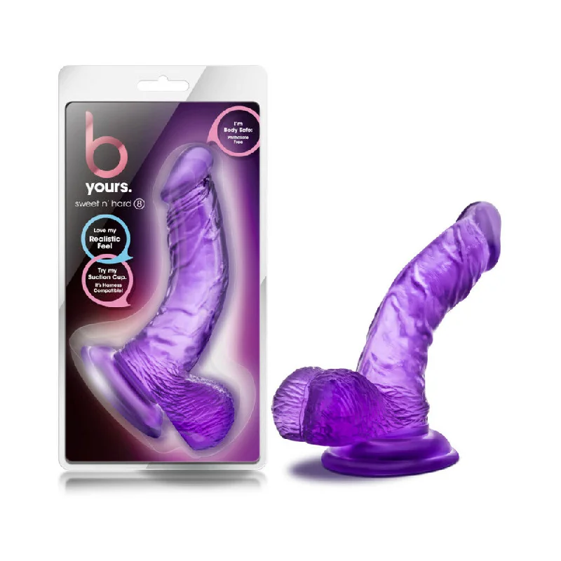 vibrating sex toy for men with multiple vibration speeds-Blush B Yours Sweet n Hard 8 - Purple