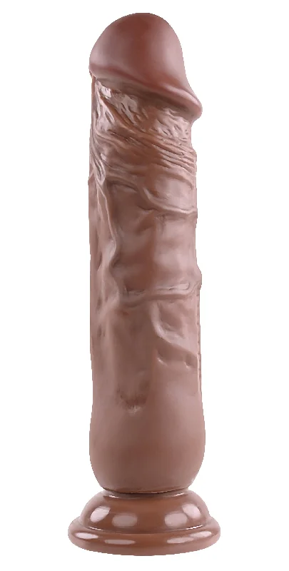 Minimalist Masturbator Kit-Realistic Dong - 7 Inches - Dark