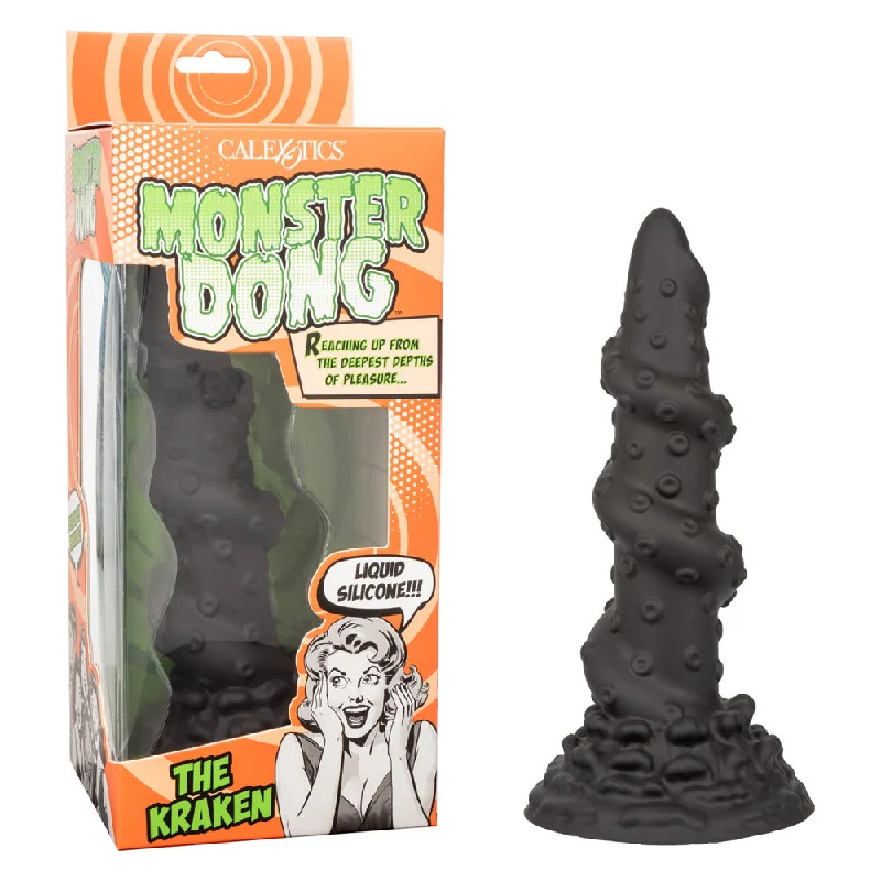 Soft Silicone Masturbator Tube-Monster Dong The Kraken 8"