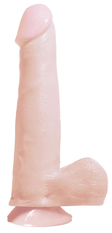 Portable Masturbator Device-BASIX RUBBER WORKS 7.5IN DONG W/ SUCTION FLESH