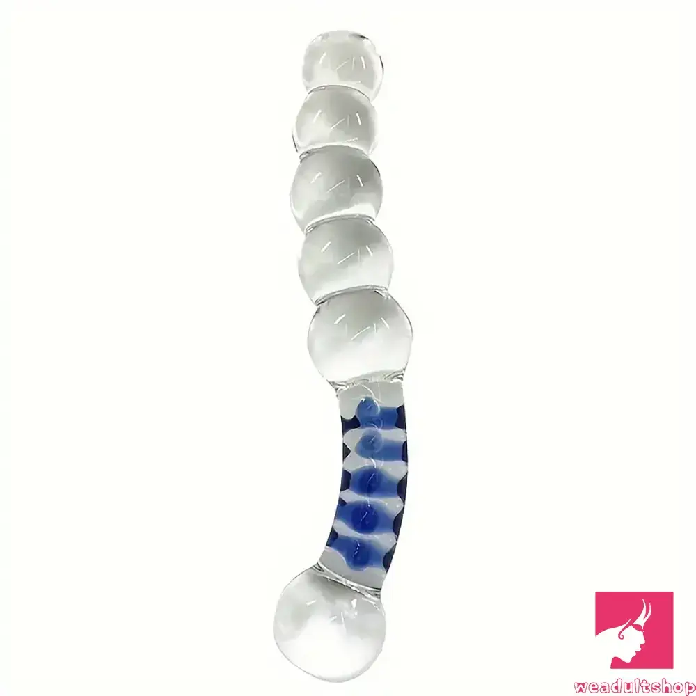 Octagonal dildo-7.48in Clear Real Glass Crystal Dildo For G-Spot Vaginal Sex Toy