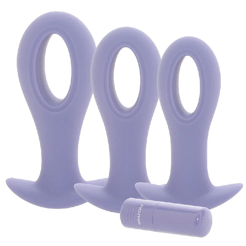 Skin-Friendly Masturbator Holder-Hole Punch Vibrating Plug Set