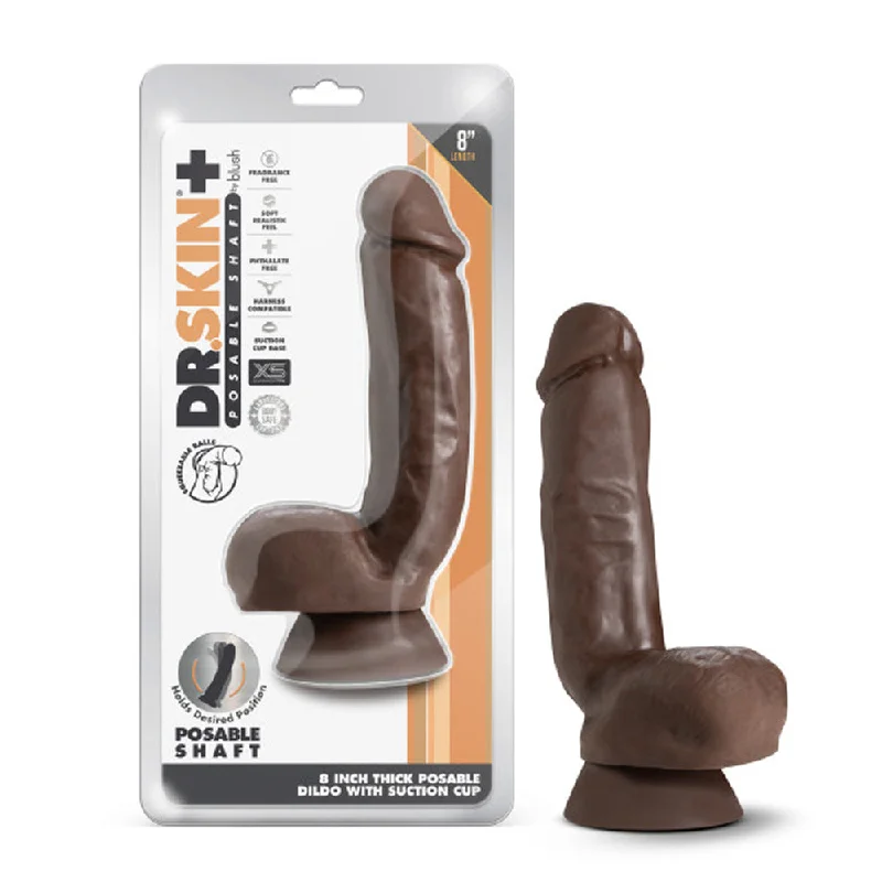 anal plug for couples with adjustable vibrations-Dr.Skin Plus Thi Pos Dild W/Sque Bal 8 C