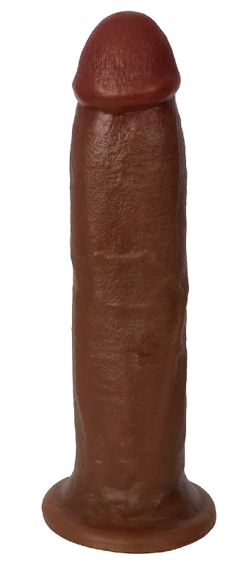 Sleek Design Masturbator-Jock 8" Dong - Chocolate