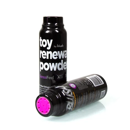 vibrating cock sleeve for added stimulation during intercourse-Blush SensaFeel Toy Renewal Powder 3.4 oz.