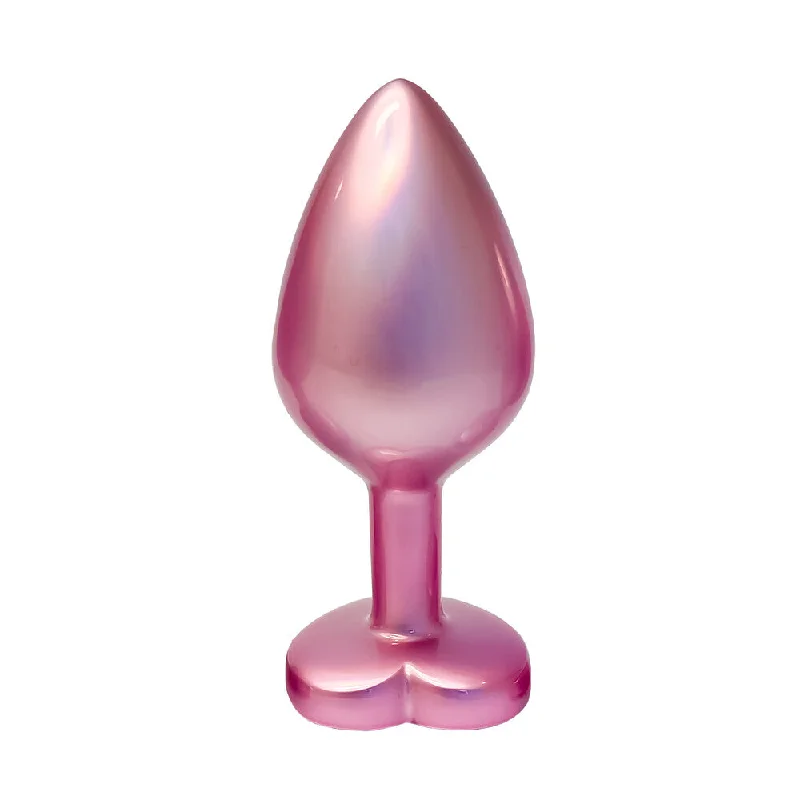 Ultra-Thin Masturbator-Gleaming Love Pearl Pink Butt Plug Medium