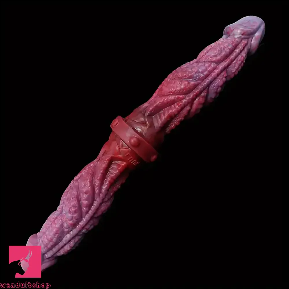 Seamless dildo-13.78in Big Long Double Sided Silicone Dragon Monster Young Dildo