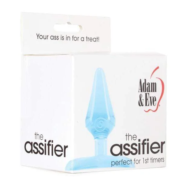 Realistic Feel Masturbator Kit-Adam & Eve - The Assifier Butt Plug (Blue)