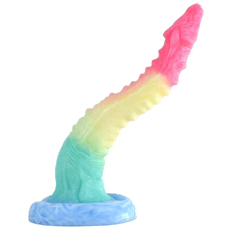 Alkali-resistant dildo-Long Snakehead Dildo with Suction Cup