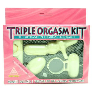 Ultra-Compact Masturbator Kit-Triple Orgasm Vibro Kit