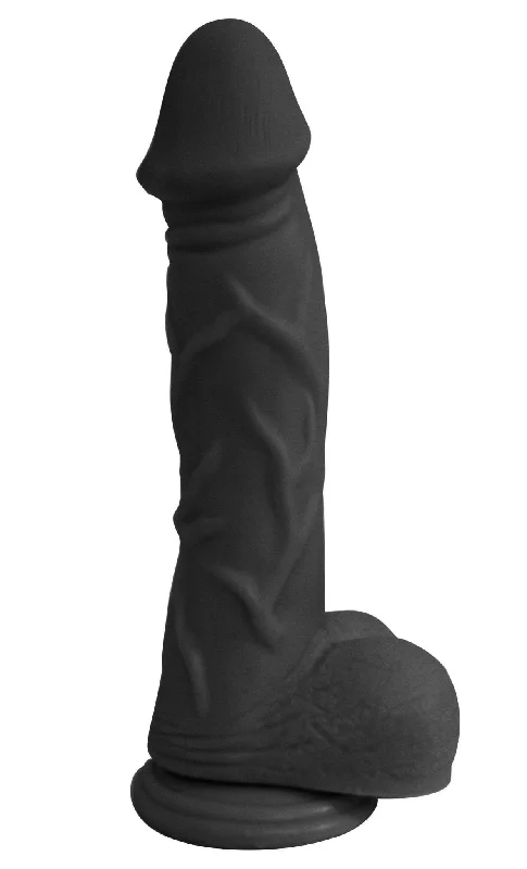 Bristled dildo-7 Inch Mister Right Dildo - Black