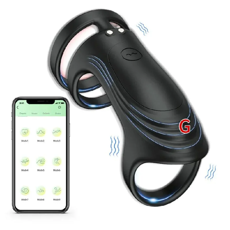 Remot Control Bluetooth Cock Ring Vibrator