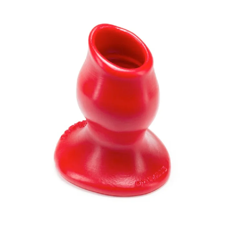 Versatile Masturbator Kit-Oxballs Pighole-2, Hollow Plug, Medium, Red