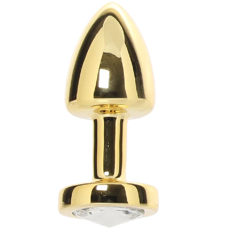 Ultra-Portable Masturbator-Gemsations 2 Inch Beginners Bling Bling Plug in Gold