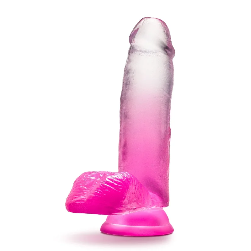 All-day dildo-B Yours - Sugar Magnolia - 7 Inch Dildo - Fuchsia