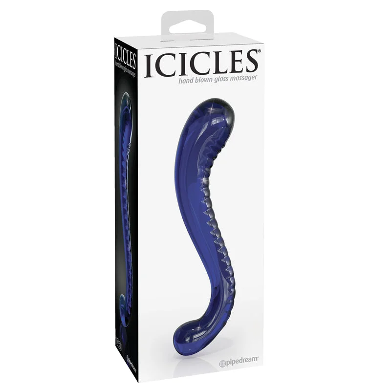 vibrating anal toy for solo play with multi-speed settings-Icicles #70