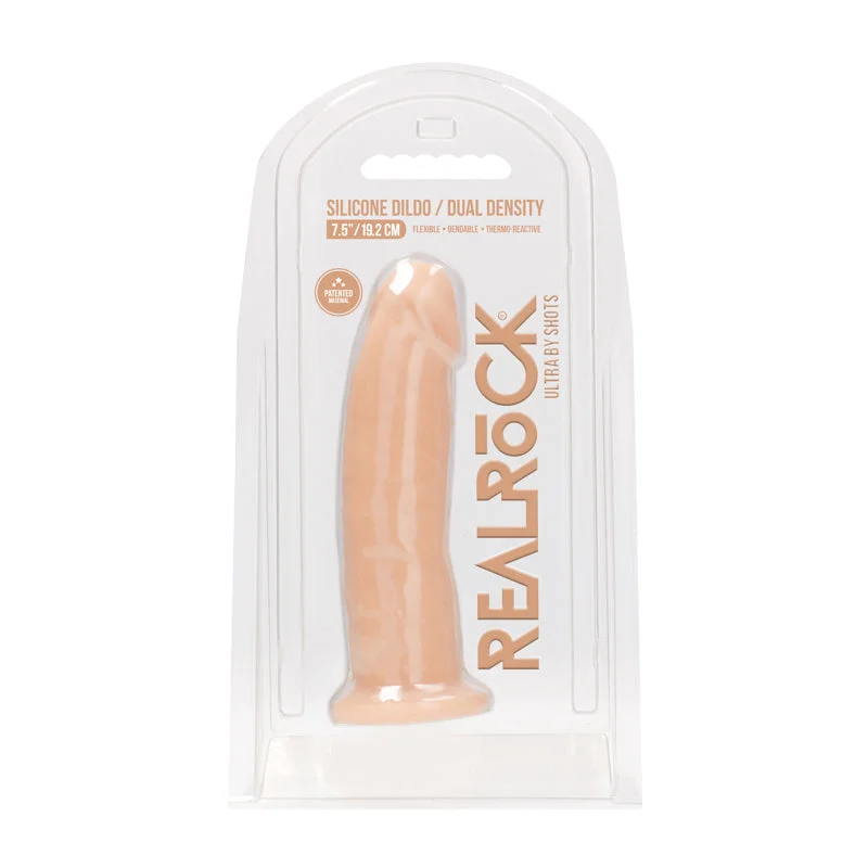 luxury sex toy for intense G-spot stimulation-Realrock Ultra - 7.5 / 19.2 Cm - Flesh