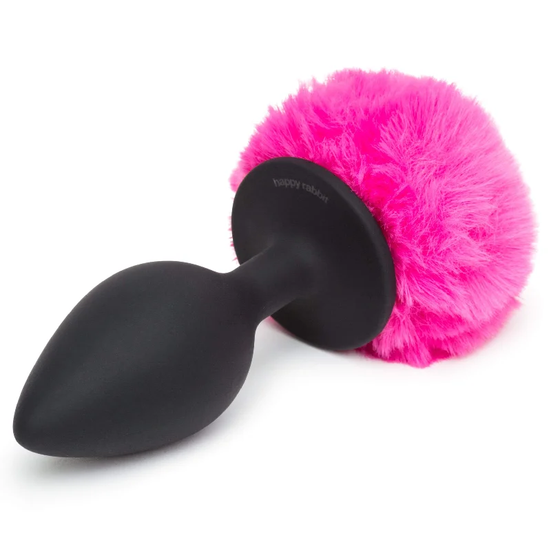 Pocket-Friendly Masturbator-Love Honey - Happy Rabbit Bunny Tail Butt Plug