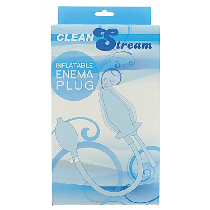 Ergonomic Masturbator Tool-Clean Stream ''Inflatable'' Enema Plug