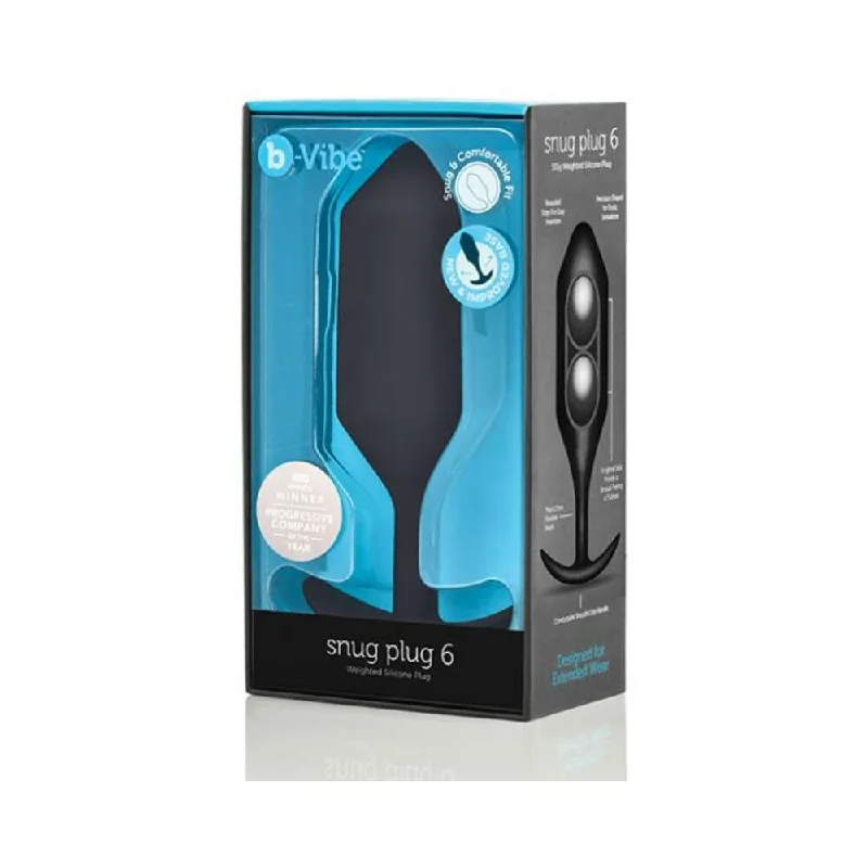 Beginner Masturbator Tool-B-vibe Snug Plug 6 Black